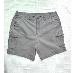 Men's Berkeley cargo shorts  Sz 42, 6 pockets gray hiking short outdoors